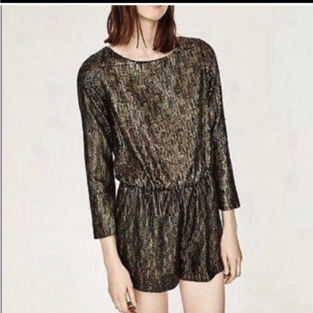 Zara Sequin Jumpsuit - image 2